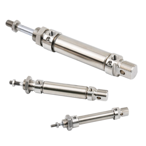 Mindman MCMIS Series/ISO/6432/Mini Pneumatic Cylinder (Stainless Steel)-MCMIS-21-20-125