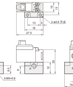 Mindman MVDY-100/series/solenoid valve (directly operated type)/base -MVDY-100-3B1