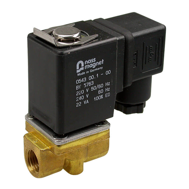 Mindman MZS:Series-2-port 2-position direct-acting plunger solenoid valve (normally closed-type) -MZS-03-1-J-3E-DC24-NPT