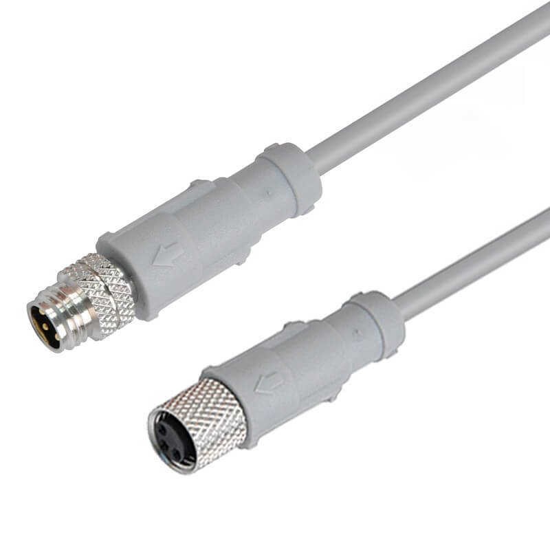 Mindman M83C-M Series: Connector(M8 Male) - M83C-M