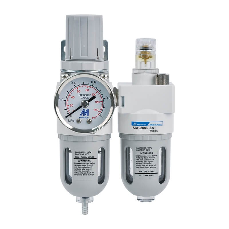 Mindman MACP200 Series: Air Combination Unit(F.R.L. Set) - MACP200-6A-5u-NPT