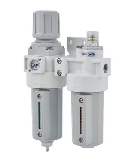 Mindman MACP401 Series: Air Combination Unit(F.R.L. Set) - MACP401-8A-W-CFP-5u-4-G