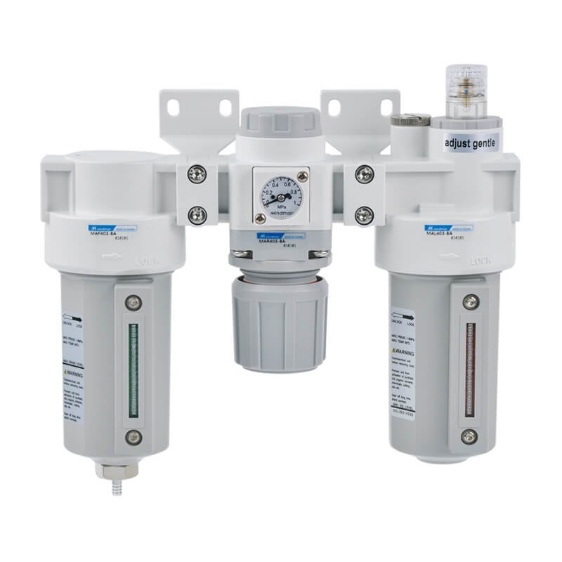 Mindman MACT401 Series: Air Combination Unit(F.R.L. Set) - MACT401-8A-E1-5u-G