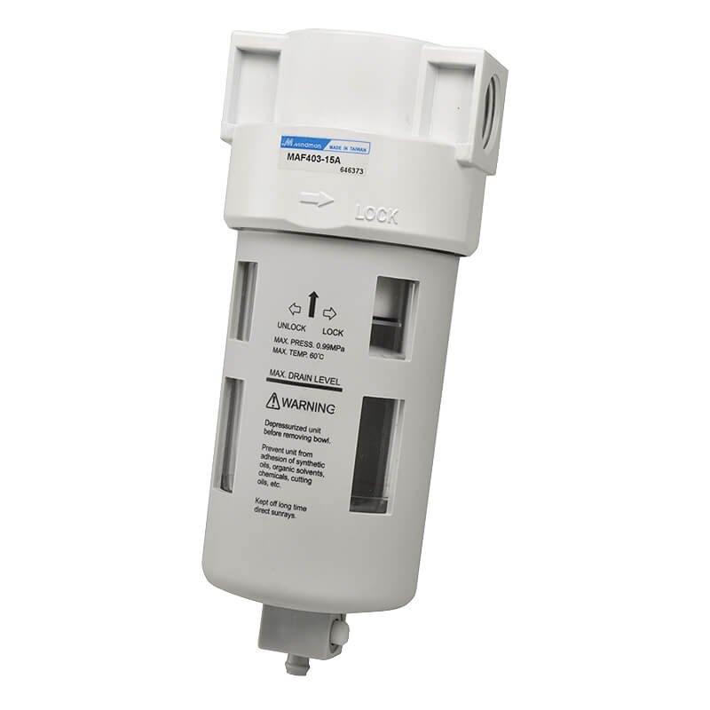 Mindman MAF403 Series: Air Combination Unit(Filter) - MAF403-10A-5u-B