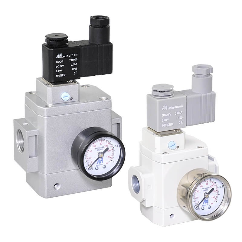 Mindman MAVS Series: Soft-Start Valve - MAVS200-8A-AC110-E