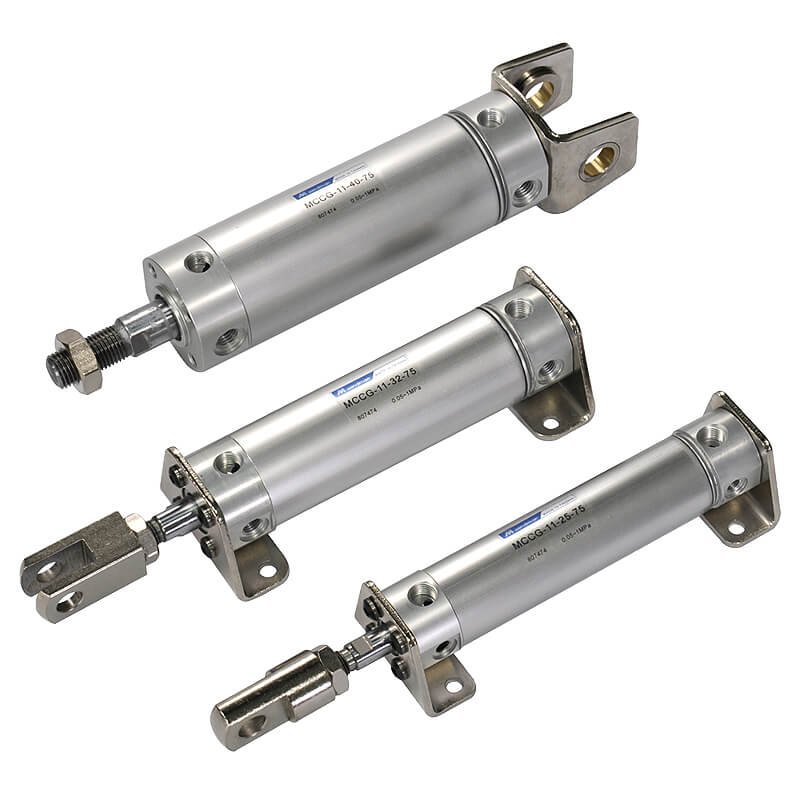 Mindman MCCG Series: Round Pneumatic Cylinder(Metric) - MCCG-11-100-150M