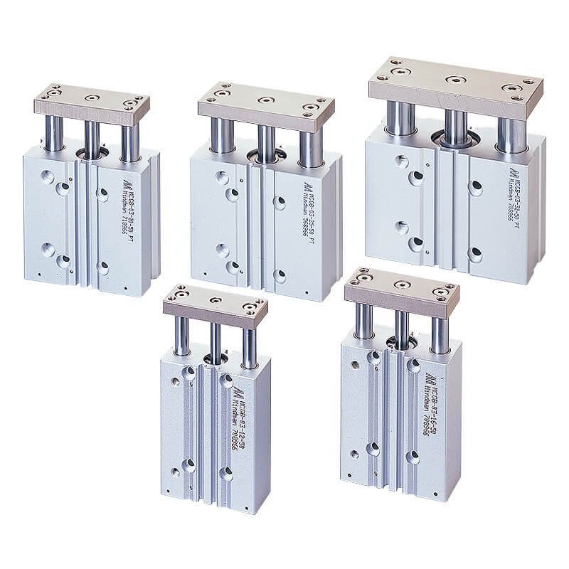 Mindman MCGB Series: Mini Twin-Guide-Rod Pneumatic Cylinder - MCGB-23-32-175