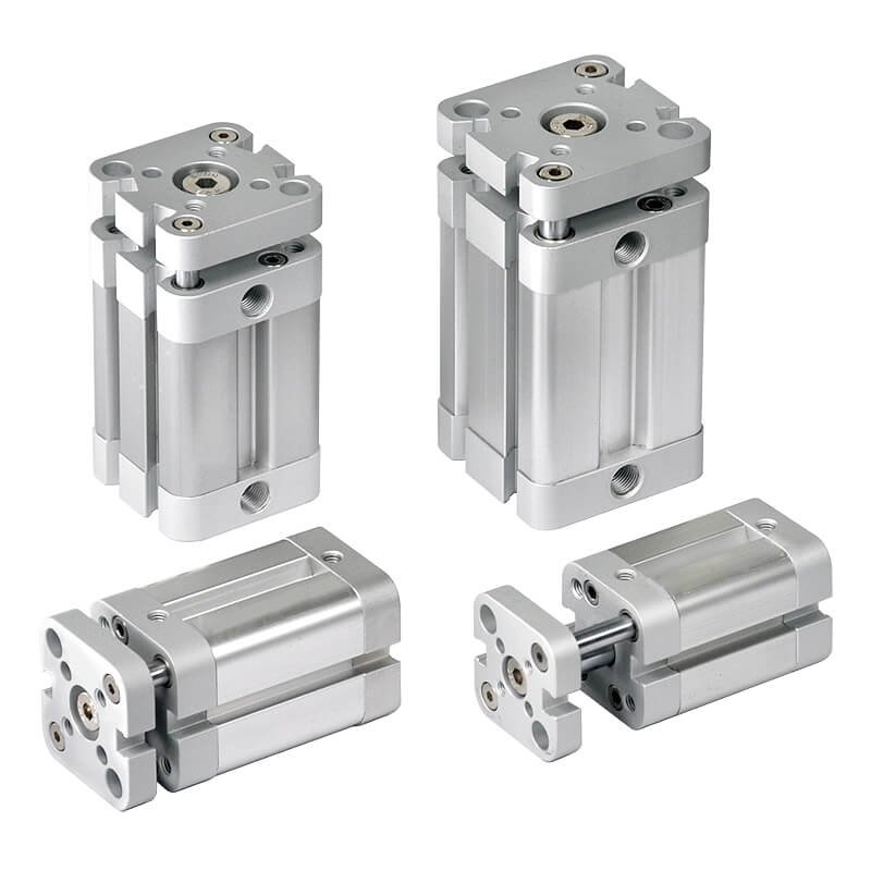 Mindman MCGI*Series: Compact Twin-Guide-Rod Pneumatic Cylinder(Lift Type/Sliding Bearing) - MCGI-12-25-15