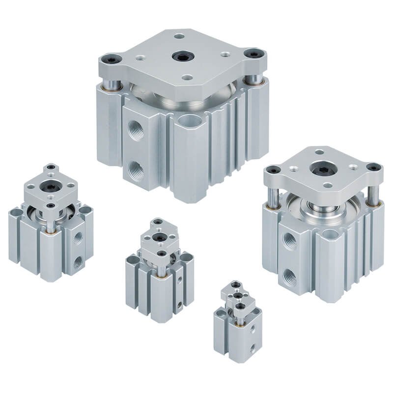 Mindman MCGM Series: Compact Twin-Guide-Rod Pneumatic Cylinder - MCGM-12-80-100M-G