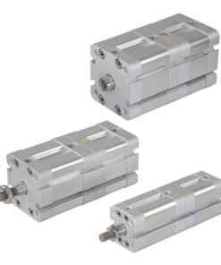 Mindman MCJI-3 Series: Compact (Jig) Pneumatic Cylinder(ISO 21287)Multi-Position - MCJI-31-20-5X5