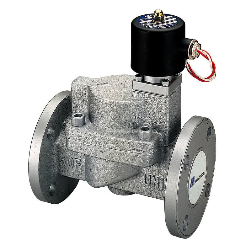 Mindman MUS-F Series: 2-Port 2-Position Pilot Piston Solenoid Valve(N.C. Type) - MUS-50F-D-T-AC110